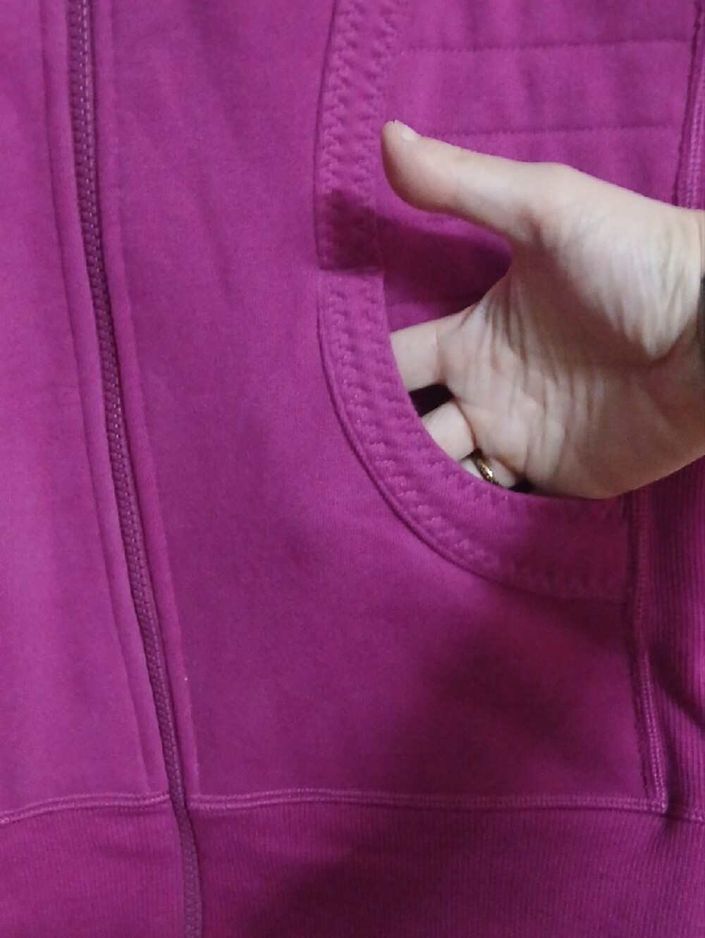 Lululemon Calm & Cozy Jacket Raspberry / Guava Lava - Picture 7 of 11